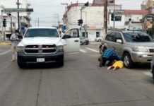 Fallece mujer atropellada por elemento de la Policía Investigadora de Madero