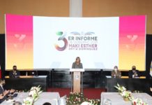 Maki Ortiz rinde tercer informe de actividades de gobierno