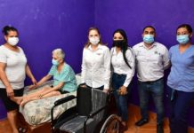 DIF Reynosa benefició con silla de ruedas a residente de la Colonia Solidaridad