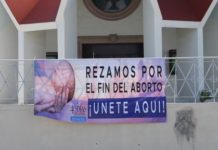 Iglesia emprende oración contra aborto