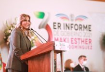 Rindió Maki Ortiz su Tercer Informe de Gobierno 2021