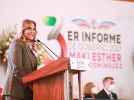 Rindió Maki Ortiz su Tercer Informe de Gobierno 2021