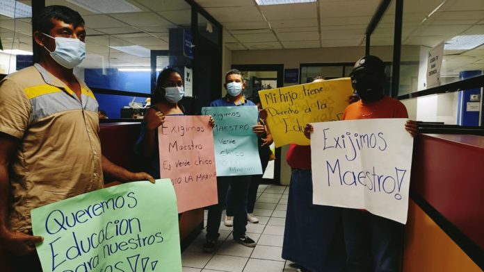 Protesta en la SET