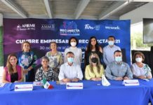 Presentan en Tampico la Cumbre Empresarial Reconecta AMMJE 2021