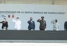 Conmemora Gobernador Francisco García Cabeza de Vaca 174 Aniversario de la Gesta Heroica de Chapultepec