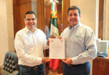Entrega Gobernador nombramientos a Subsecretario de Desarrollo Económico y a Director del Instituto de la Juventud de Tamaulipas