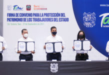 Cumple Francisco García Cabeza de Vaca a los trabajadores del Gobierno del Estado.