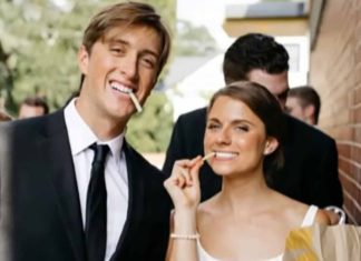 Recién casados pasan a McDonald’s el día de su boda y se hacen virales