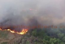 Bomberos acuden a sofocar incendio en tiradero de basura