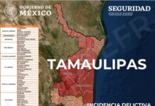 Tamaulipas entre los Estados más seguros del país