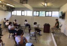 Realiza Secundaria Técnica 4 simulacro de regreso a clases.