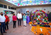 Inauguró Carlos Peña Altar de Muertos en el Centro Cultural IRCA Jarachina