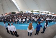 Reynosenses reciben apoyo alimentario por parte del Gobierno de Tamaulipas.