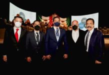 Gobernadores Francisco Cabeza de Vaca y Samuel García coinciden en la demanda de justicia presupuestal para las entidades.