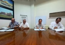 Firman convenio UAT y COMAPA
