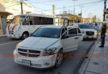 Accidente vial deja daños materiales en la zona Centro