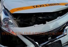 Accidente vial deja solo daños en dos unidades