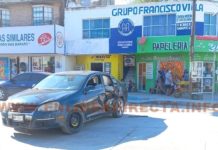 Accidente vial deja solo daños materiales en el Fraccionamiento Reynosa