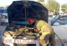 Bomberos acuden a conato de incendio en unidad en la Joya
