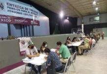 Entregan más 700 tarjetas a abuelitos en dos días.