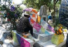 Gran afluencia de familias en los cementerios municipales en Tampico