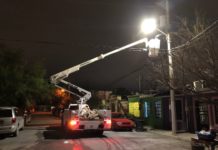 Iluminan a Reynosa ejecutando dobles jornadas de rehabilitación