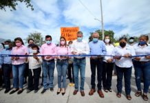 En Tampico la Obra No se Detiene; Entrega Chucho Nader Nueva Pavimentación