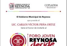 Plasmará Reynosa visión de jóvenes en su Plan Municipal de Desarrollo