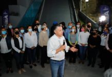 Inaugura Chucho Nader Monumental Tobogán en la colonia Obrera