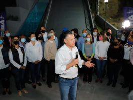 Inaugura Chucho Nader Monumental Tobogán en la colonia Obrera