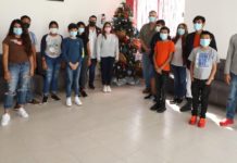 Realiza DIF Reynosa encendido de pino navideño en Casa Hogar del Niño y CAMEF