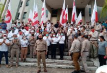 Esdras Romero inicia campaña interna en busca de su reelección en la sección uno