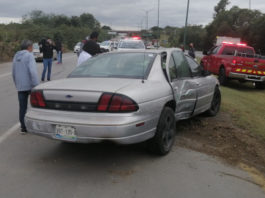 Tremendo percance Vial protagonizan dos mujeres en la carretera Tampico Mante