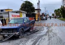 Muere persona en accidente vial y dejan a un ciclista lesionado