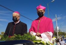 Caravanas de católicos reciben al nuevo Obispo de Victoria