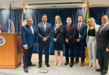 Gobernador de Tamaulipas concluye gira de trabajo en Washington con reuniones en el Departamento de Seguridad Nacional y CBP.