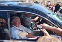 Visita AMLO la refinería de Ciudad Madero.