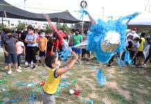 Lleva DIF Reynosa Brigada Navideña a la colonia Villa Florida