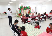 Celebran Ayuntamiento y DIF con niños de Casa Hogar