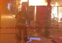 Bomberos acuden al auxilio ciudadano de incendios de viviendas