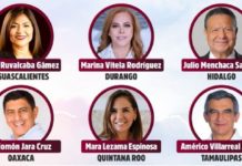 Presenta Morena a sus candidatos a la gubernatura