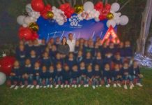 Gobernador de Tamaulipas y su esposa conviven con niñas, niños y adolescentes de Casas Hogar en patio de Casa Tam