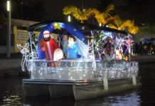 Espectacular Desfile Náutico Navideño en el Paseo La Cortadura