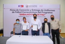 Firman Convenio Municipio y Club Correcaminos