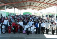 Entrega Gobernador Francisco García Cabeza de Vaca apoyos escolares e infraestructura social urbana en Nuevo Laredo