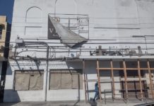 Realizaron la demolición de marquesina