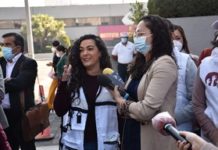Olga Sosa triplica meta en Tamaulipas para recabar las firmas de revocación de mandato
