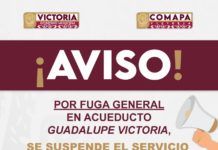 Victoria amanece sin agua