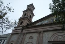 Se desprende material pétreo de la fachada de la Catedral de Tampico