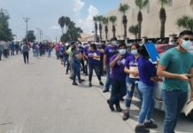 El 10 por ciento de la población obrera está contagiada con Covid-19.